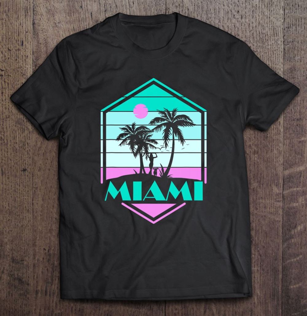 Amazing Miami Beach Souvenir Vintage 80s Vaporwave South Beach 