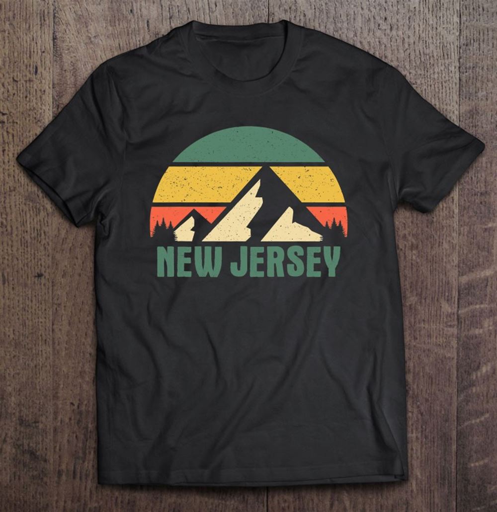 Awesome New Jersey Usa Retro Mountain Gift 