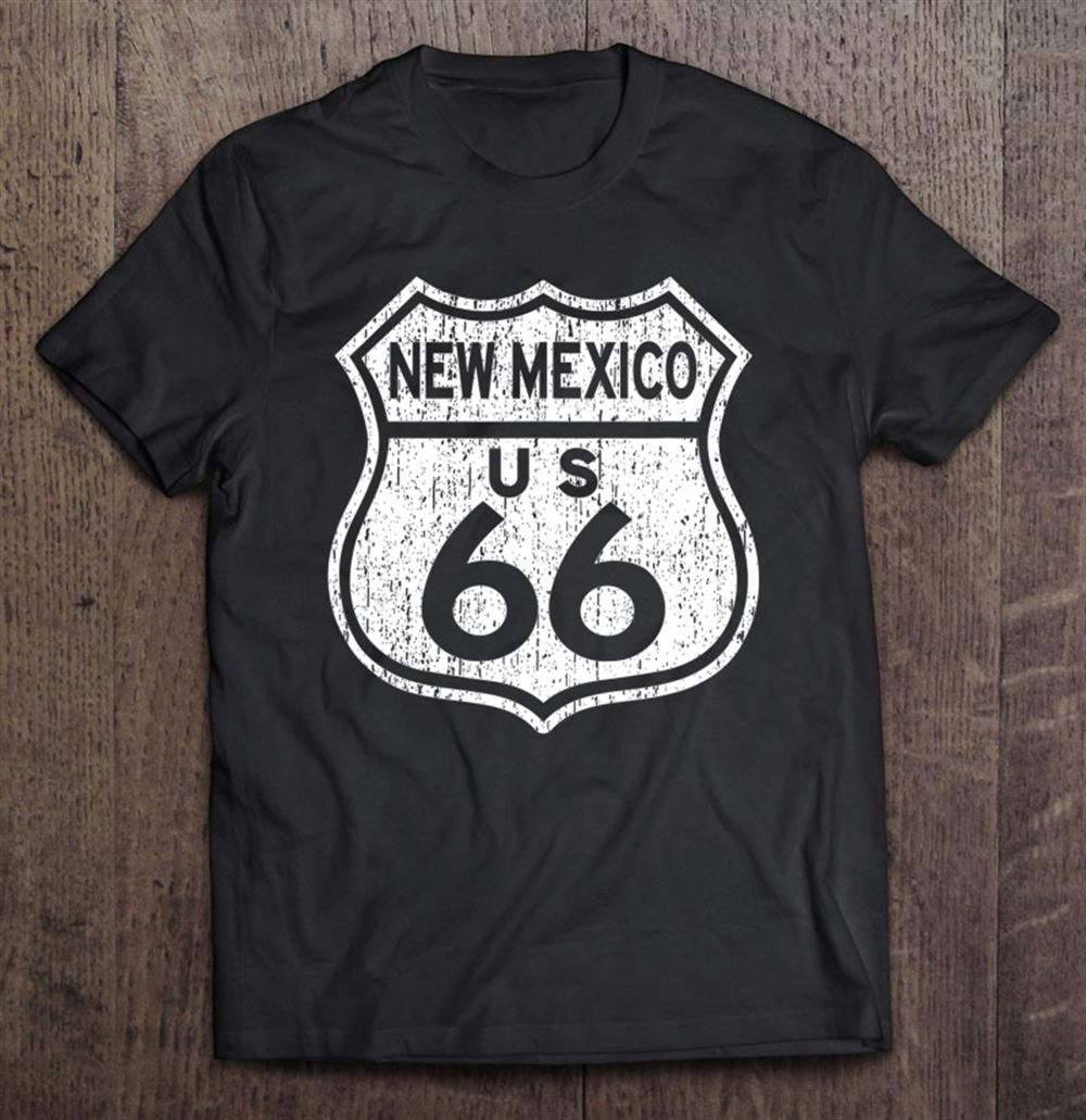 Special New Mexico Historic Route 66 Distressed Graphic 