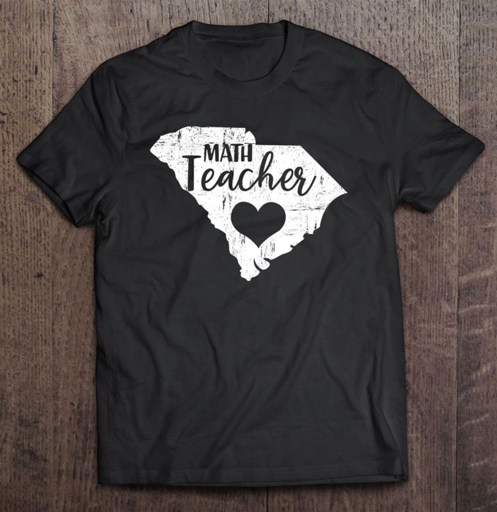 Interesting Red For Ed Math Teacher Shirt Sc South Carolina Protest Tee 