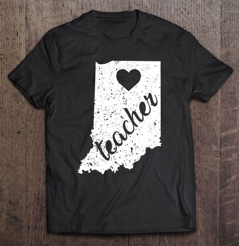 Happy Red For Ed Tshirt Indiana State Teacher 