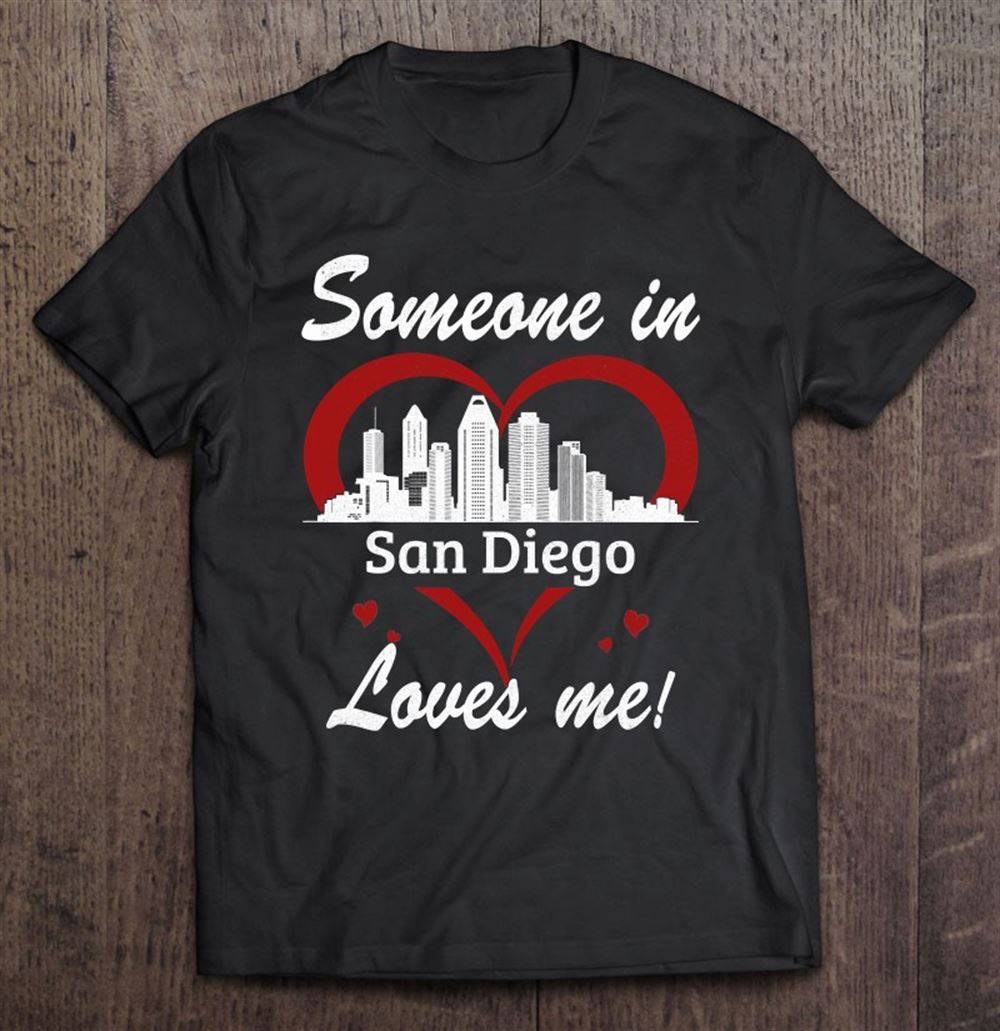 Amazing Someone In San Diego California Loves Me Heart Skyline 