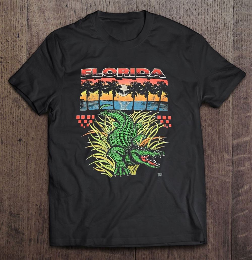 Limited Editon Vintage 90s Florida Alligator Everglades Swamp 