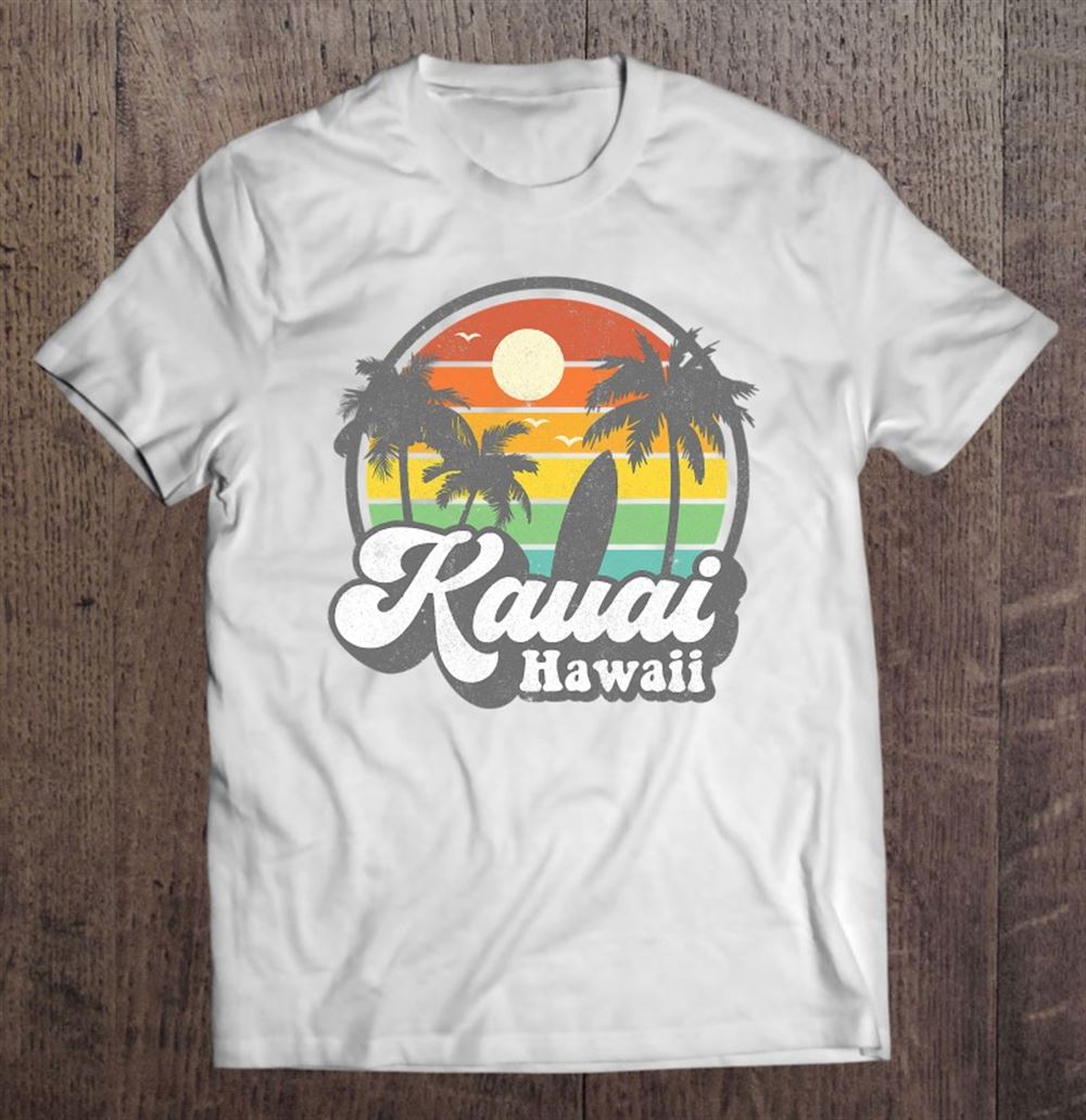 Attractive Vintage Kauai Beach Hawaii Surf Hawaiian Surfing 70s Gift 