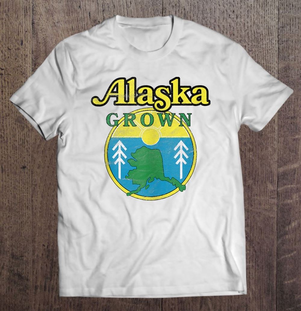 Attractive Vintage Retro Alaska Grown Tank Top 