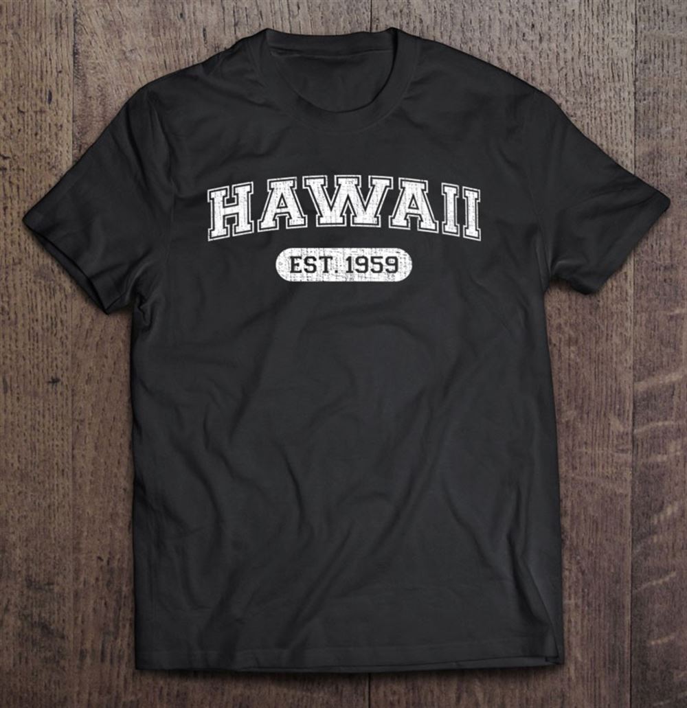 Awesome Classic College-style Hawaii 1959 Distressed 