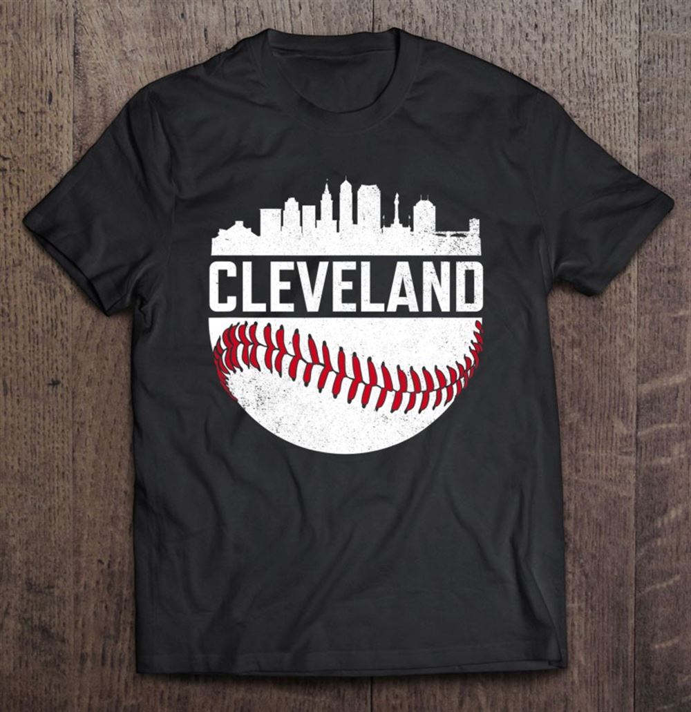 Awesome Cleveland Baseball Skyline Ohio Cle 