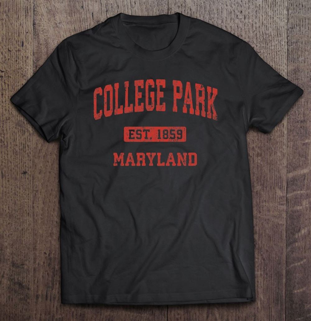 Amazing College Park Maryland Md Vintage Athletic Sports Design 