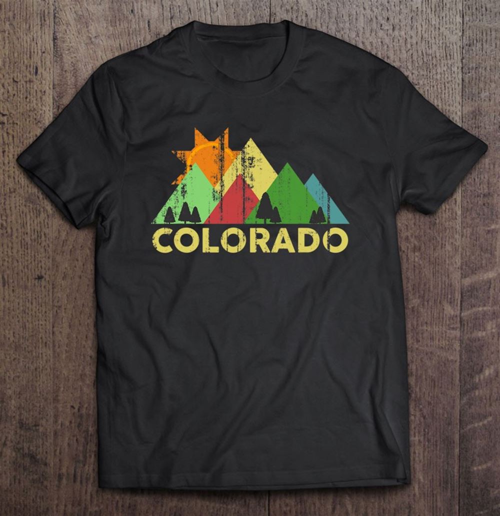 Promotions Colorado Shirt Distressed Vintage Denver State Tee Gift 