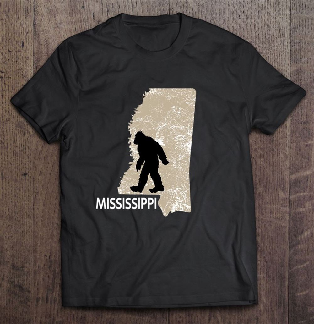 Attractive Funny Bigfoot I Believe Loves Mississippi Ms Sasquatch 