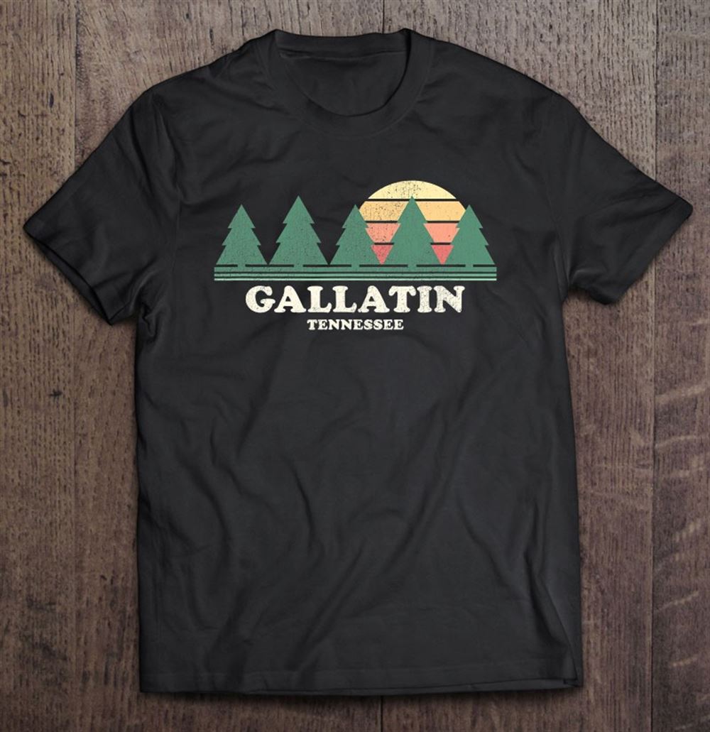 Awesome Gallatin Tn Vintage Tee Retro 70s Design 