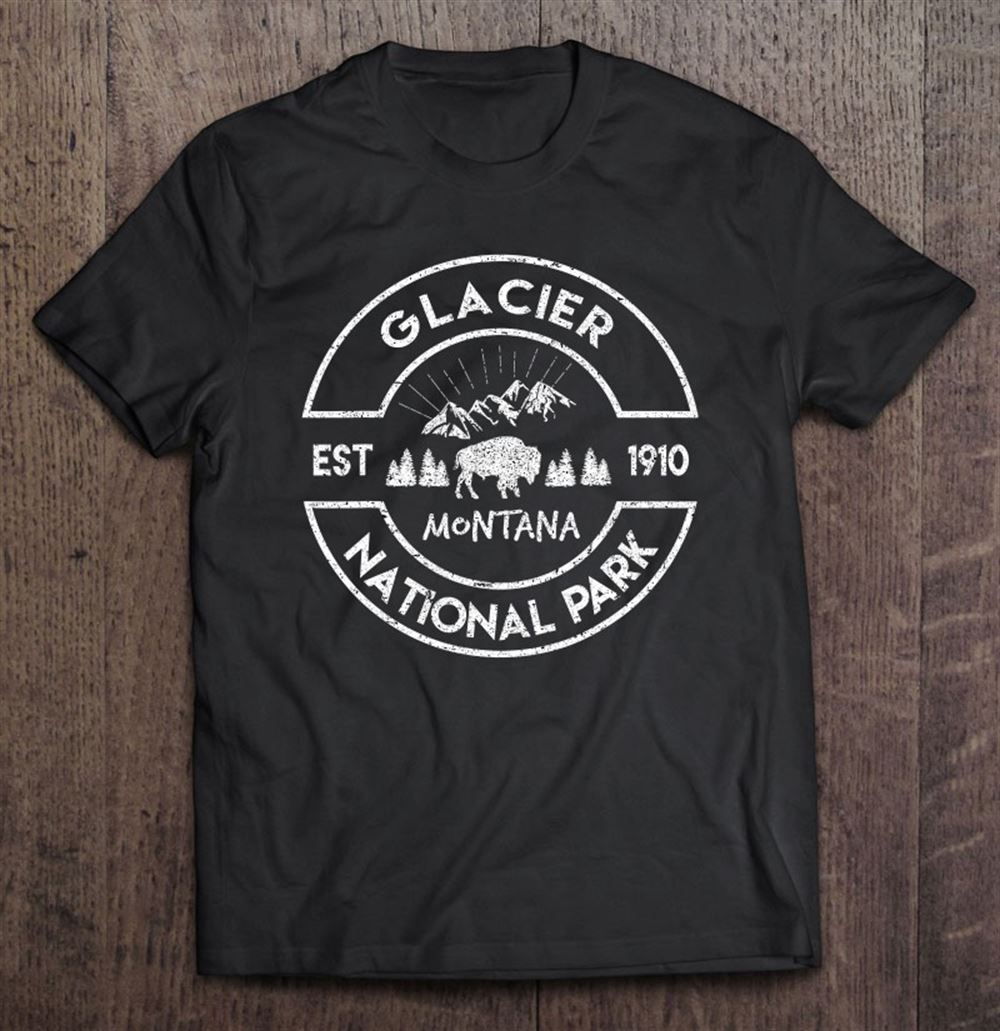 Promotions Glacier National Park Hiking Shirt Montana Gift 