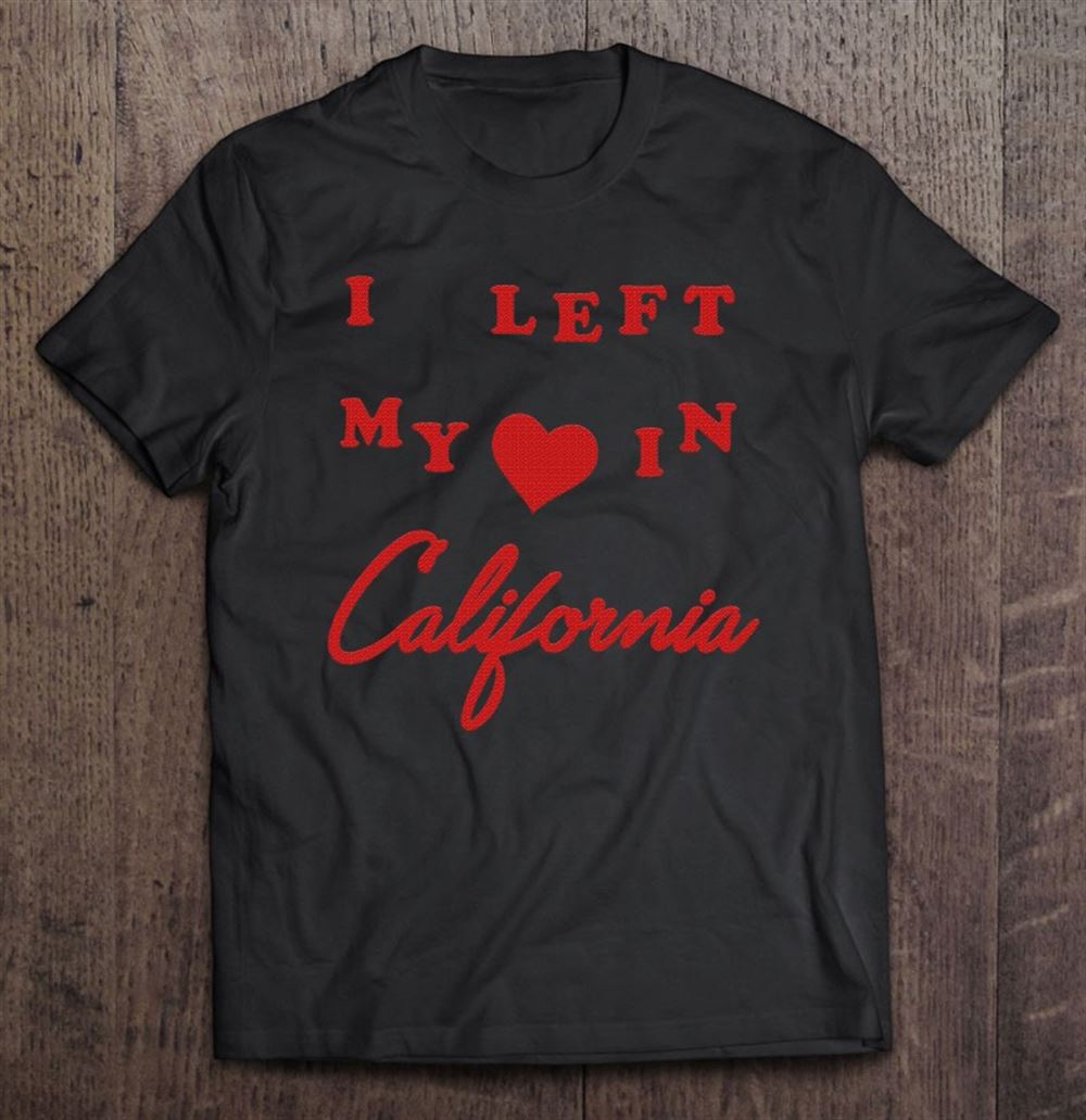 Happy I Left My Heart In California Graphic 