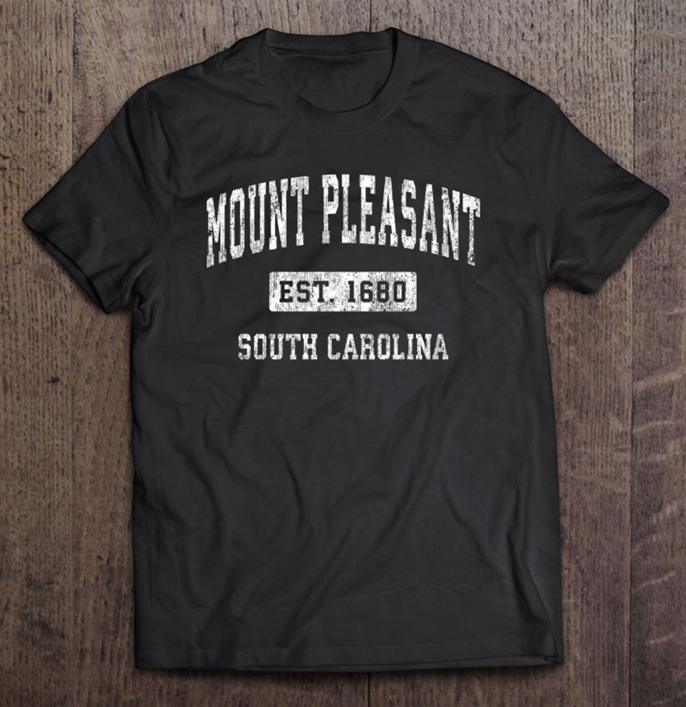 Great Mt Pleasant South Carolina Sc Vintage Established Sports 