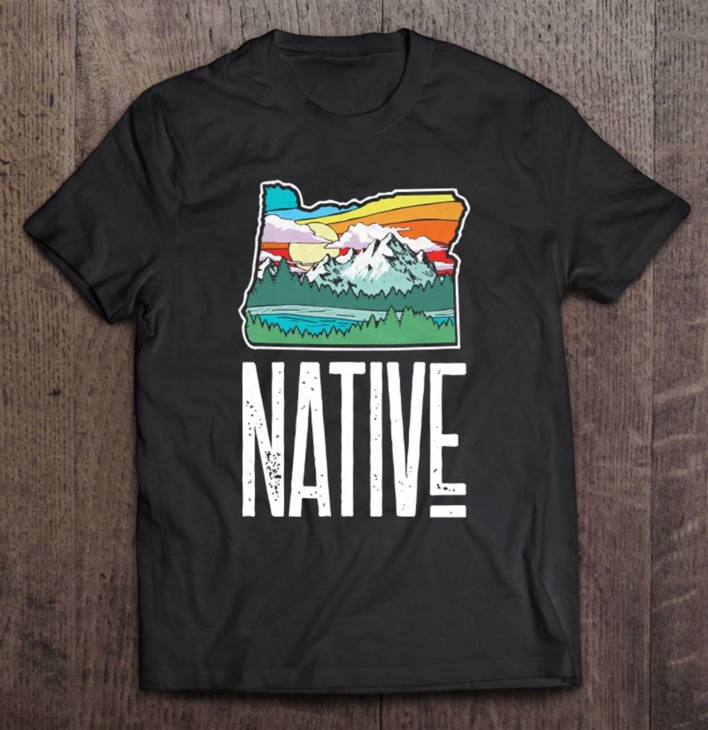 Limited Editon Native Vintage Oregon Nature Outdoors Retro Graphic 