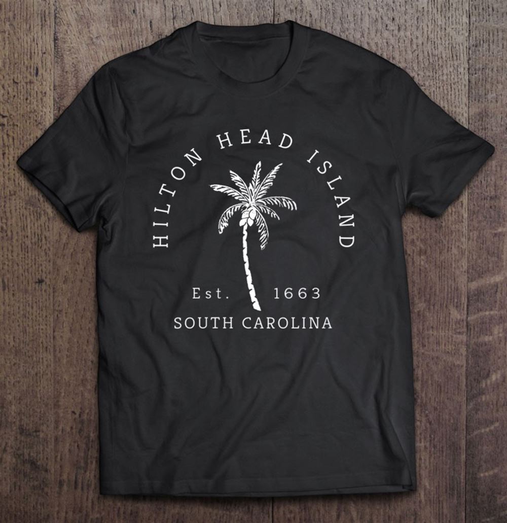 Best Original Hilton Head Island Palm Tree Novelty Art Surf 