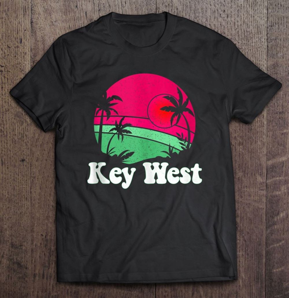 Great Retro Key West Beach Design Vintage Key West Illustration 