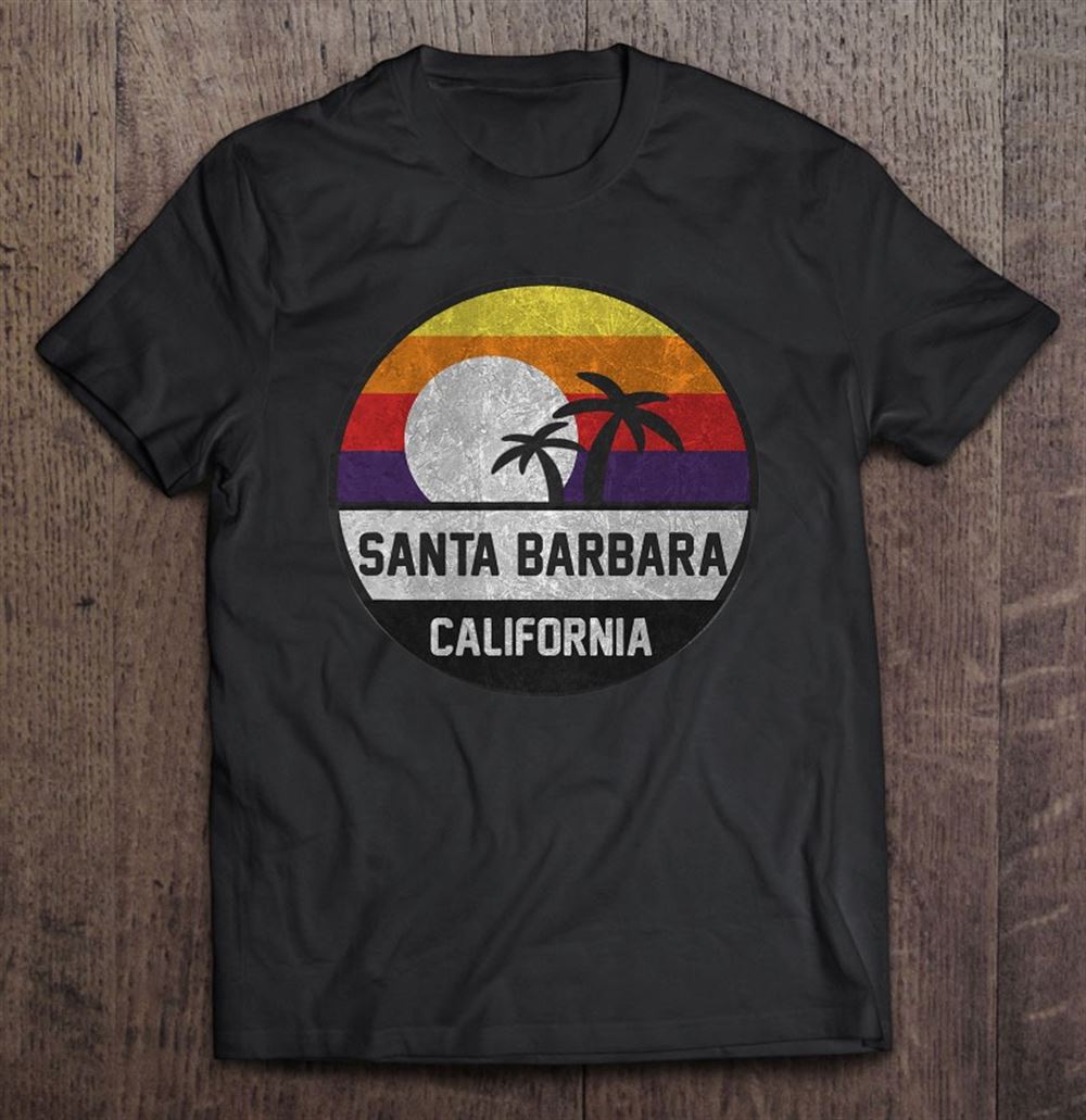 Limited Editon Santa Barbara Retro Sunset Vintage Design 