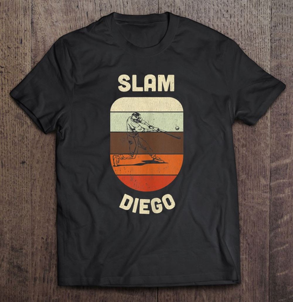 Happy Slam Diego Shirt San Diego Souvenirs And Gift Baseball Fans 