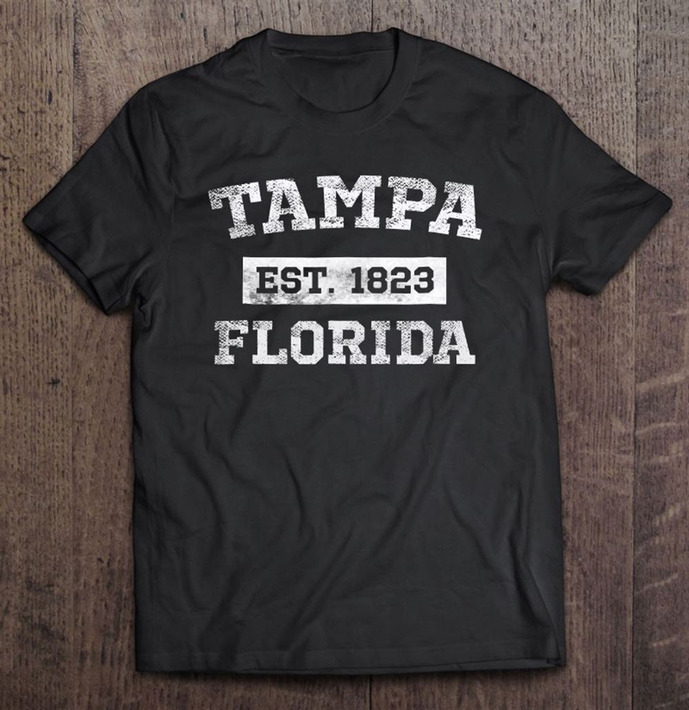 Gifts Tampa Florida Est 1823 Distressed 