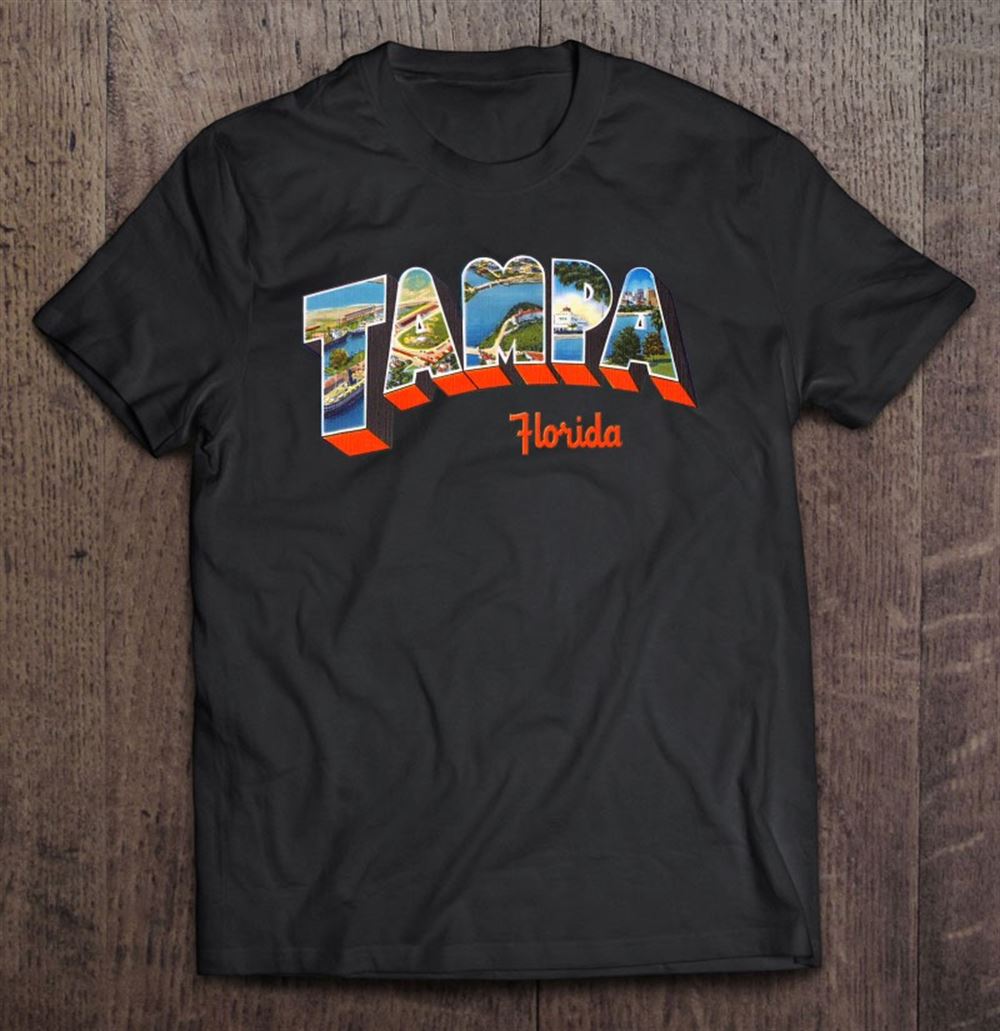 Attractive Tampa Florida Fl Tshirt Men And Women Retro Vintage 