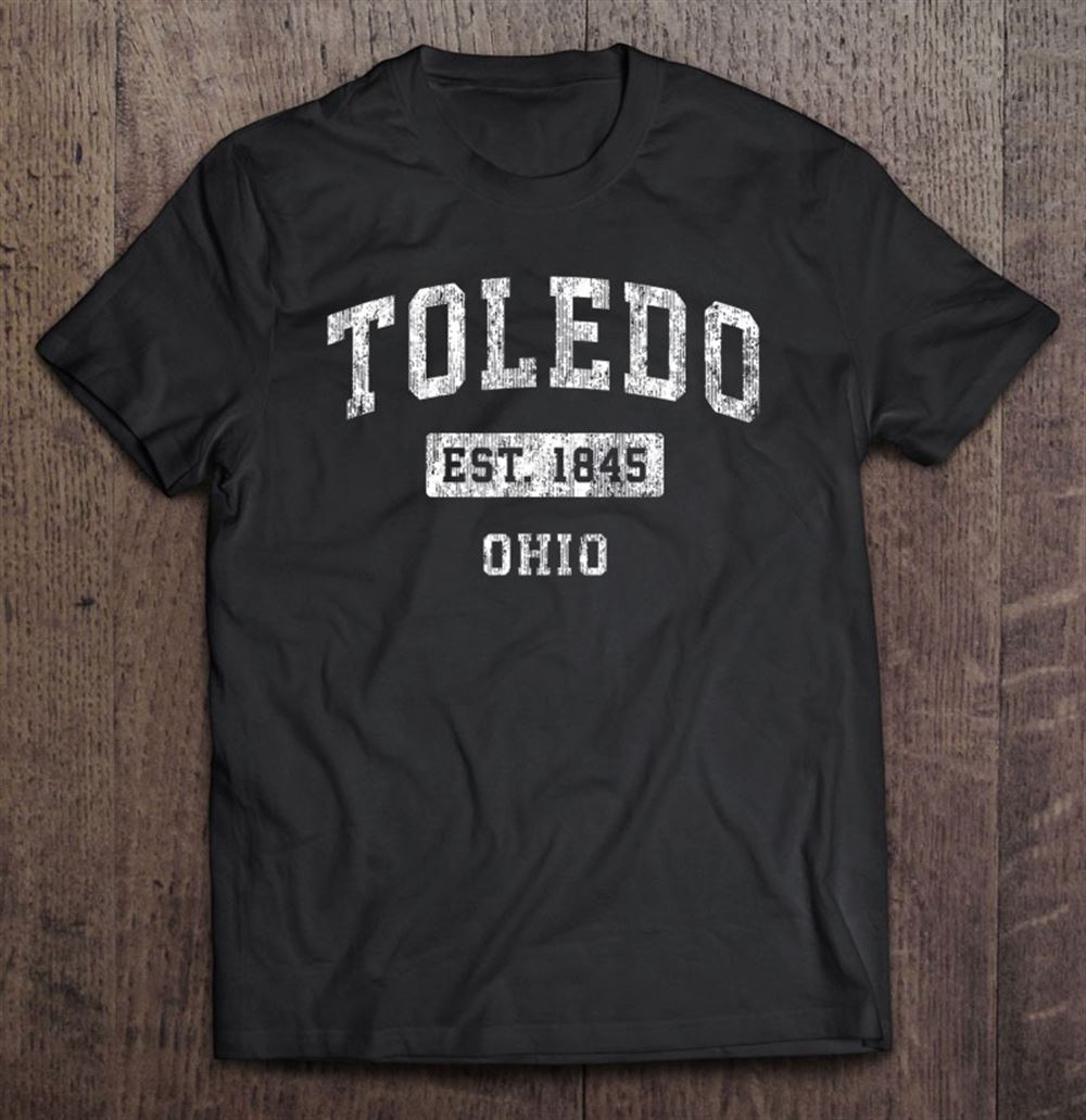 Great Toledo Ohio Oh Vintage Established Sports Design 