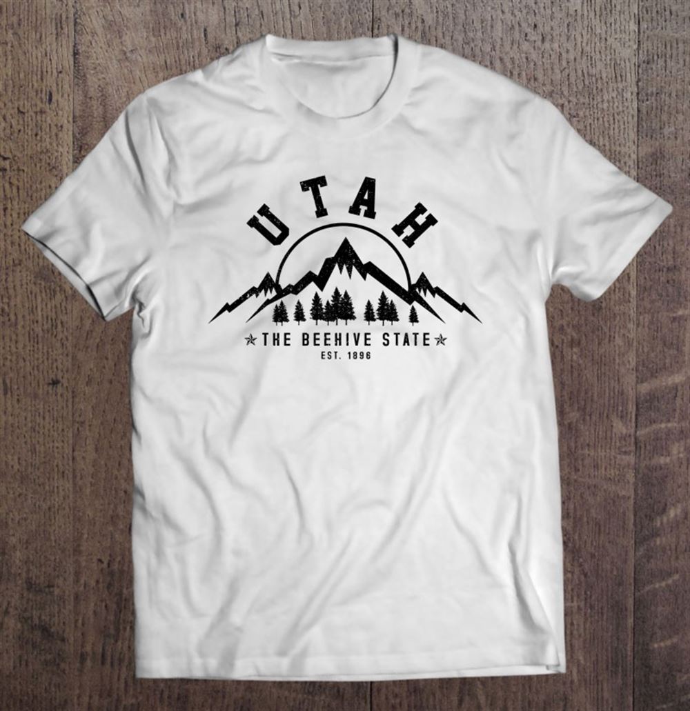 Special Utah Est 1896 State Vintage Mountains Nature Outdoor Gift Pullover 