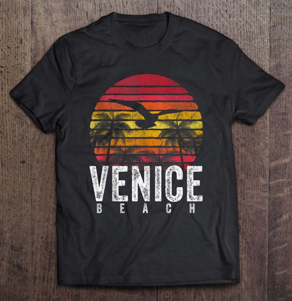 Happy Venice Beach California Ca Vintage Retro Distressed Tank Top 