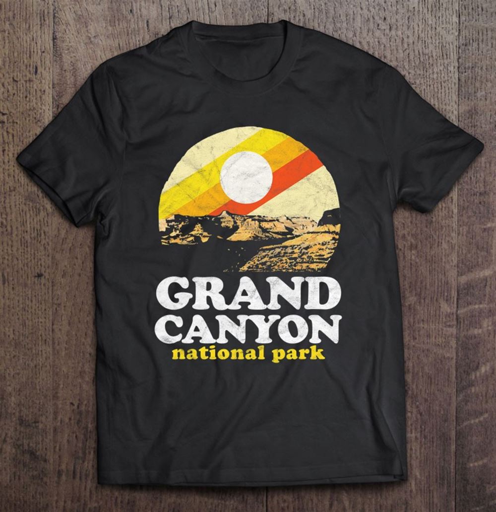 Promotions Vintage Grand Canyon Retro Eighties Sunset Graphic 