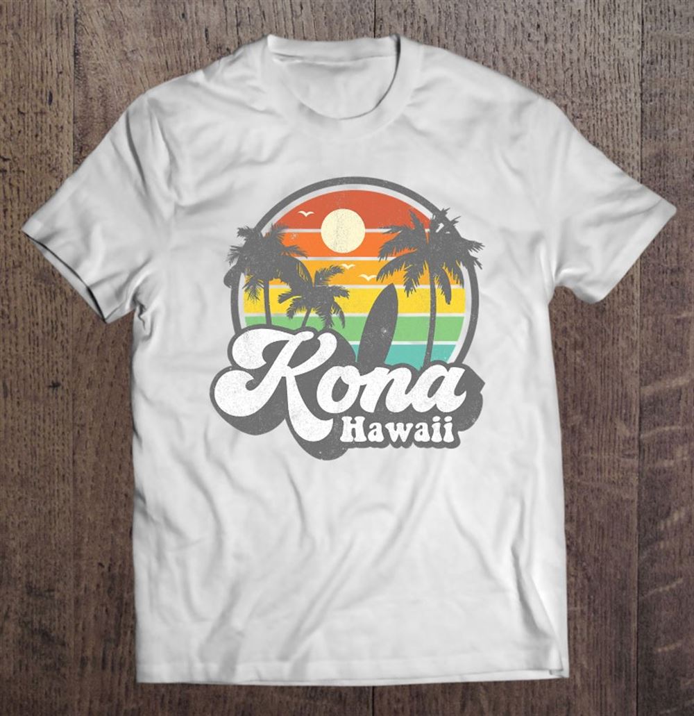 Special Vintage Kona Beach Hawaii Surf Hawaiian Surfing 70s Gift 