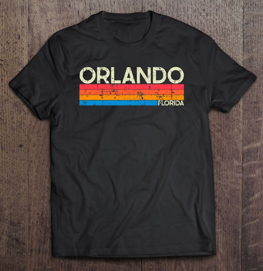 Happy Vintage Retro Orlando Florida Distressed Gift 