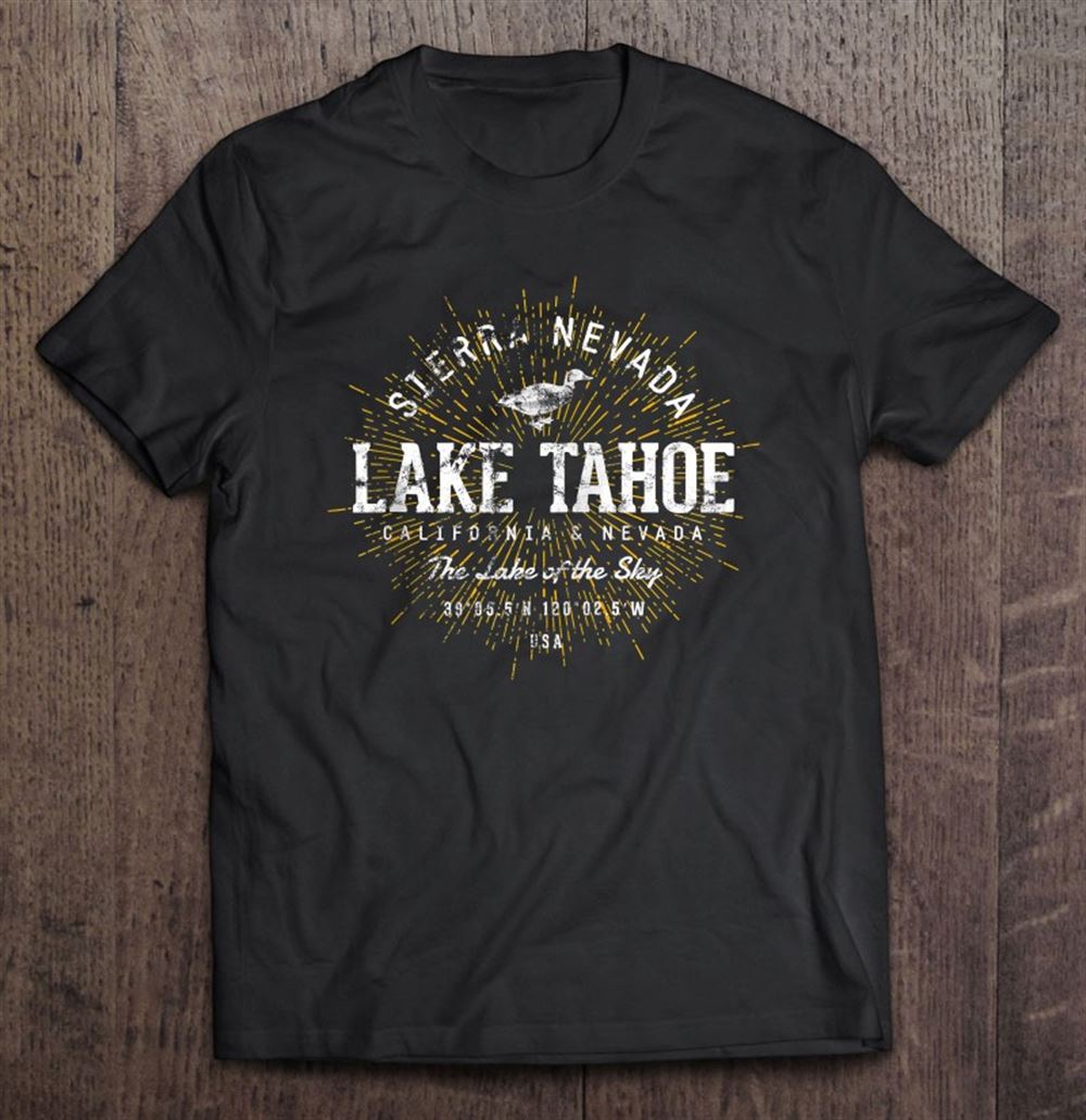 Limited Editon Vintage Retro Style Lake Tahoe Zip 