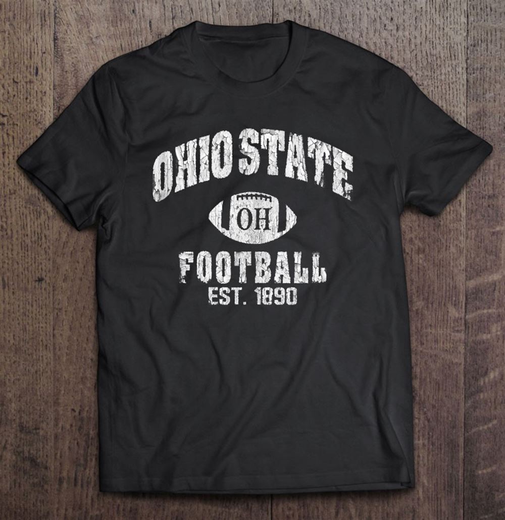 Happy Vintage State Of Ohio Columbus Varsity Style Football Gift 