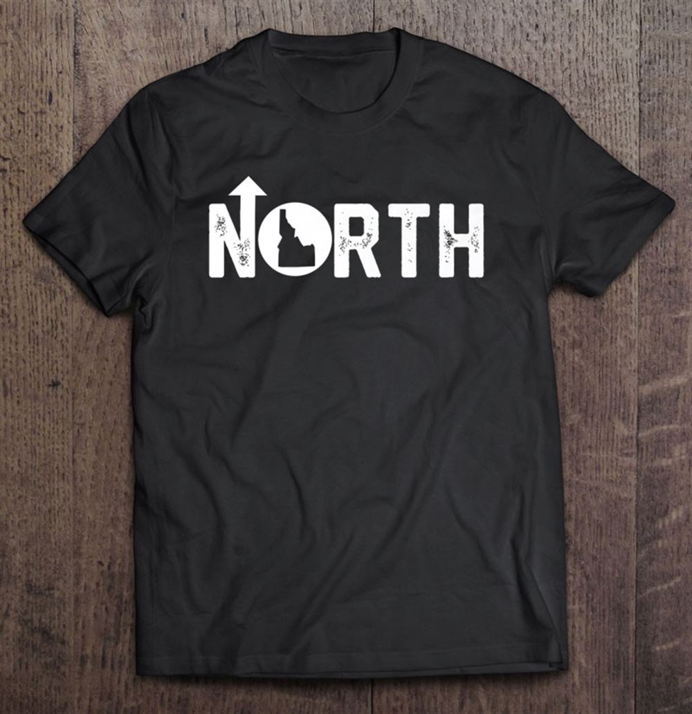 Happy Vintage Up North Idaho State Map 