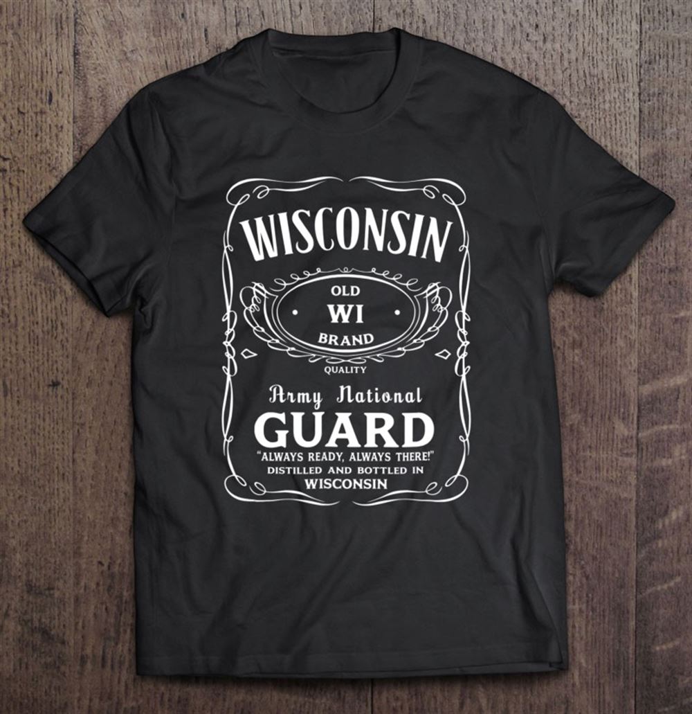 Limited Editon Wisconsin Army National Guard Shirt 