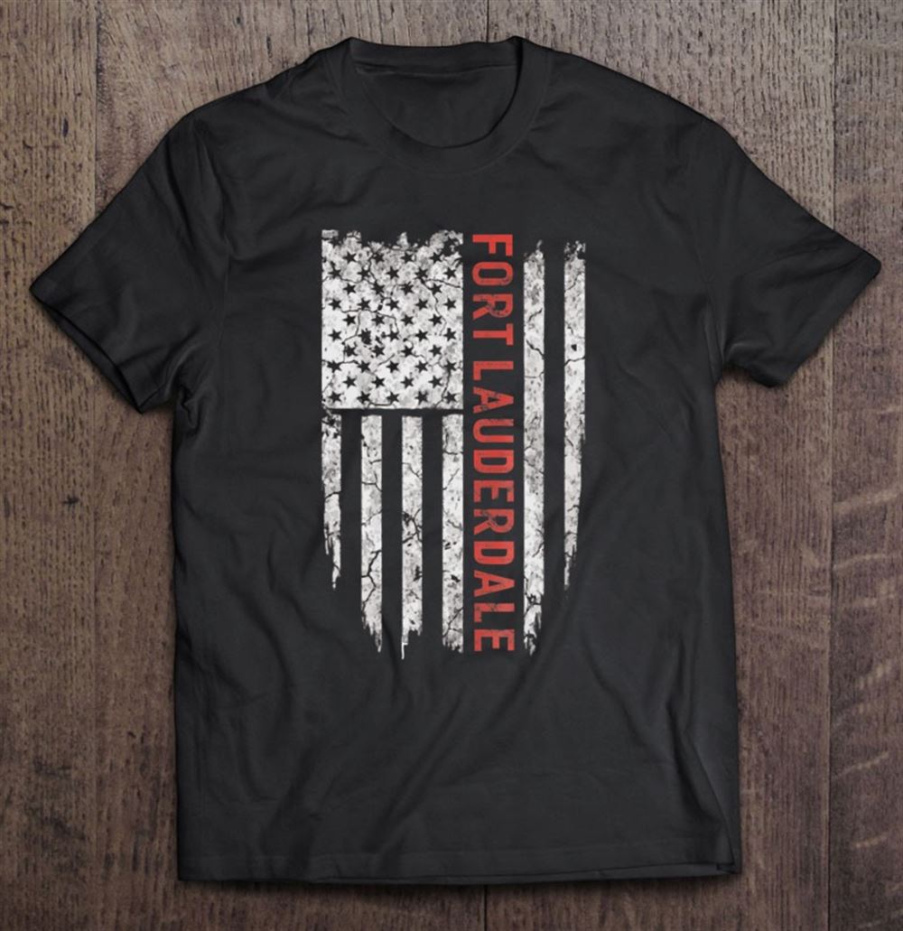 Limited Editon American City State Fort Lauderdale Proud Usa Tee 