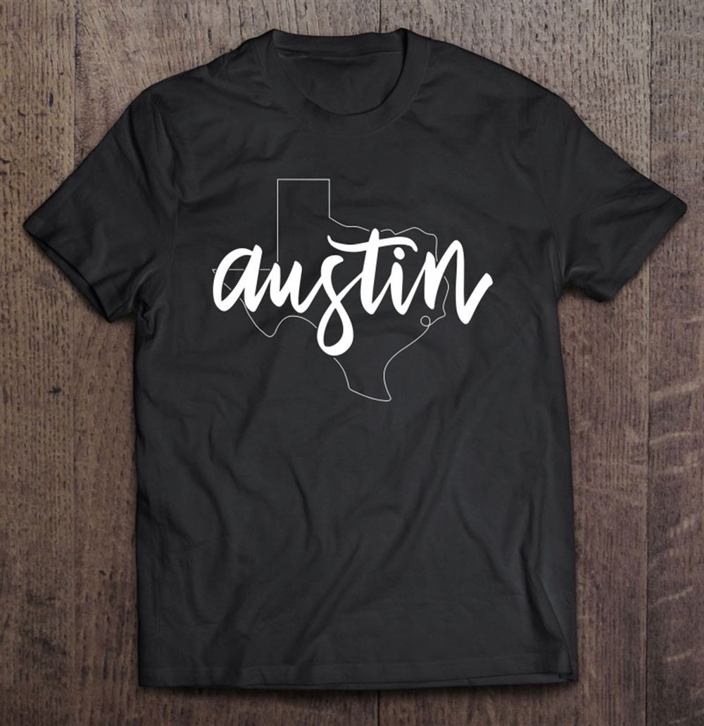 Gifts Austin Texas Handlettered 