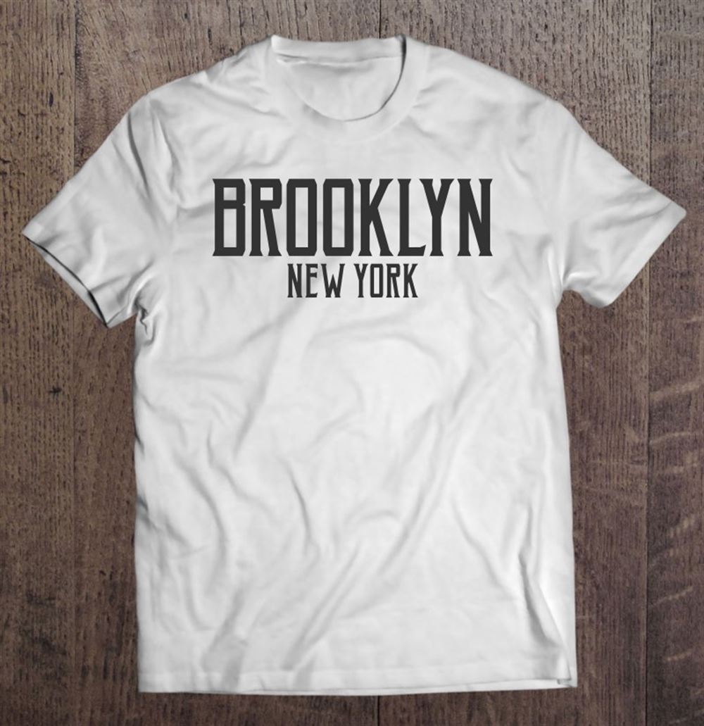 Limited Editon Brooklyn New York Vintage Text Black With Black Print 