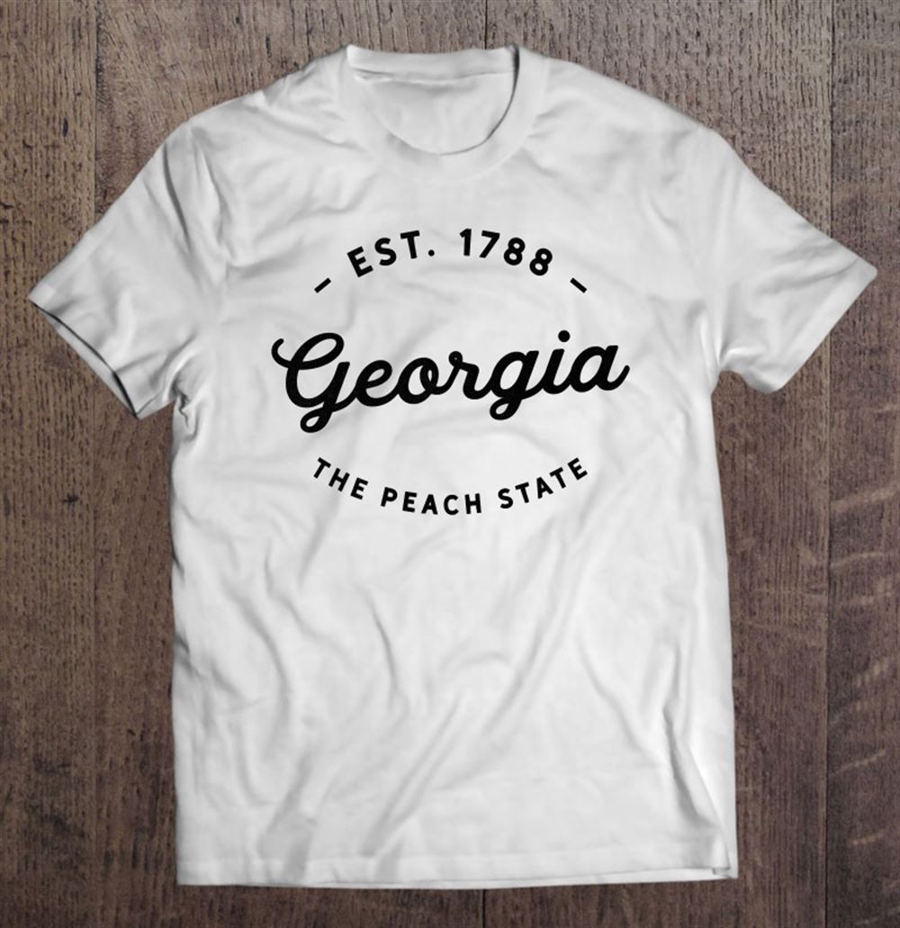 Attractive Classic Retro Vintage Georgia The Peach State 1788 Gift 