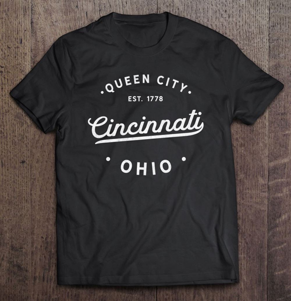 Amazing Classic Vintage Retro Cincinnati Ohio Queen City - Luxwoo.com