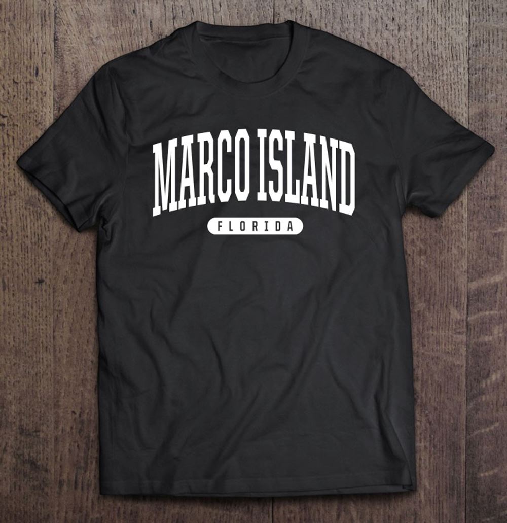 Special College Style Marco Island Florida Souvenir 