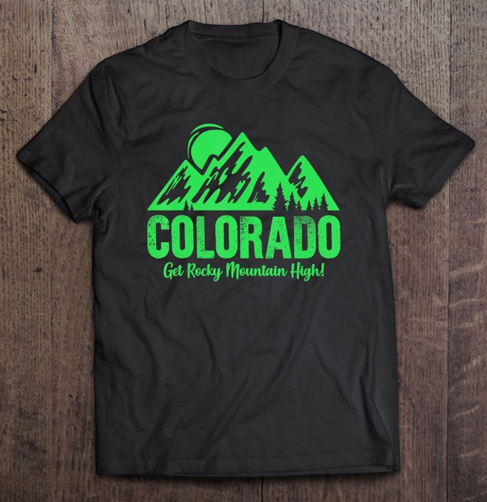 Interesting Colorado Rocky Mountain High Cannabis Marijuana Fun Gift 