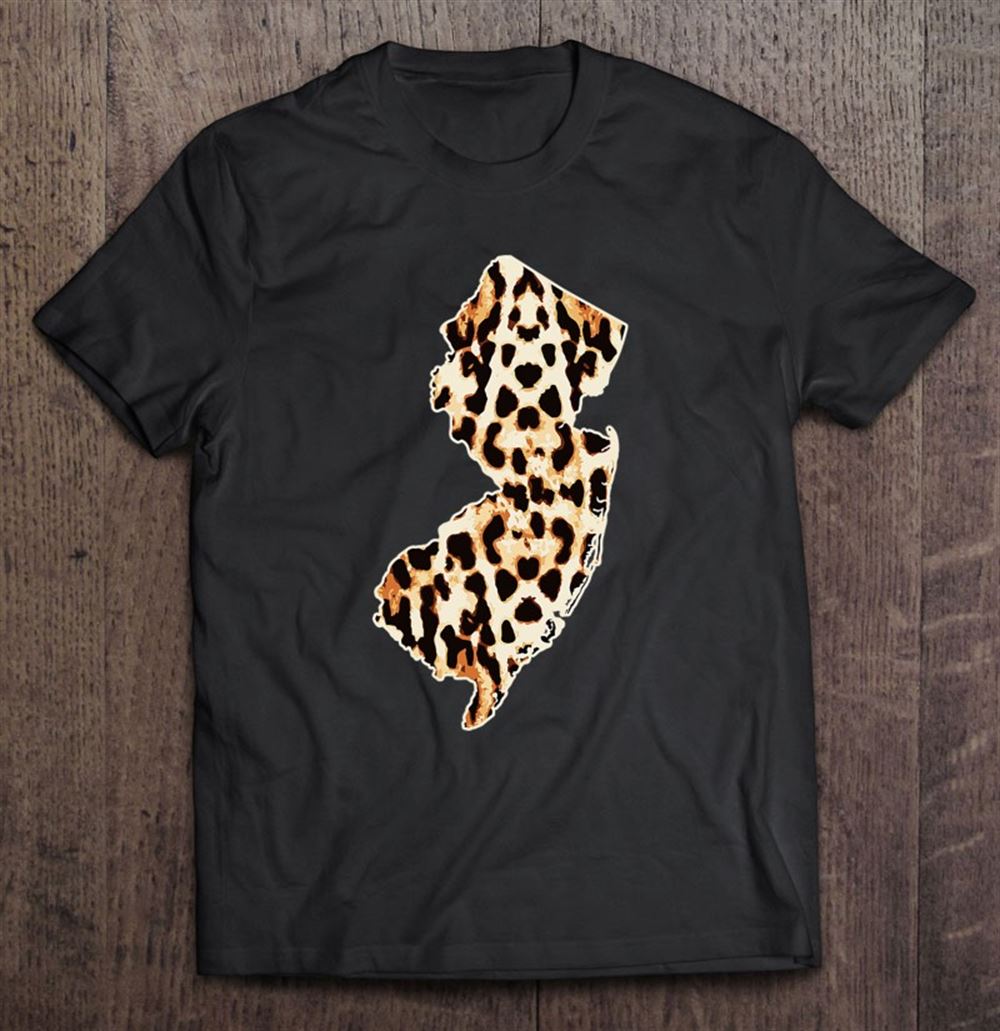 Promotions Cool Home New Jersey State Leopard Cheetah Print 