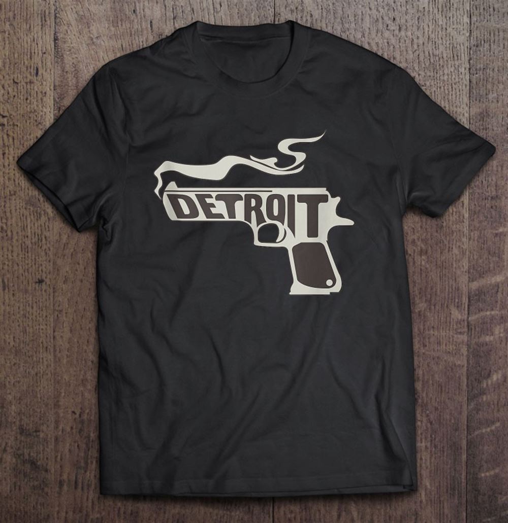Limited Editon Detroit Smoking Gun Michigan American Motor City Motown Tank Top 