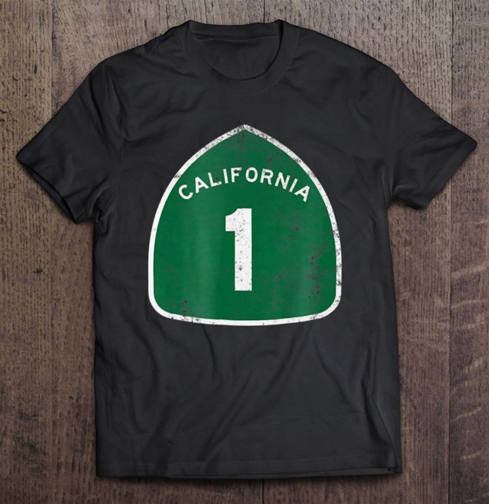 Limited Editon Highway 1 Shirt Nor Cal Pacific Coast Retro 