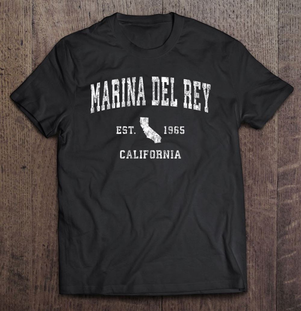 Special Marina Del Rey California Ca Vintage Athletic Sports Design 