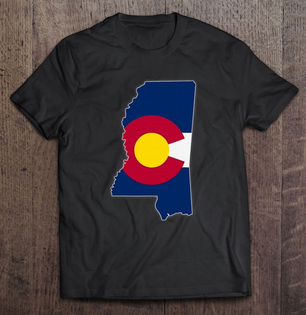 Limited Editon Mississippi State Map Colorado Co Flag Roots Men Women Gift 