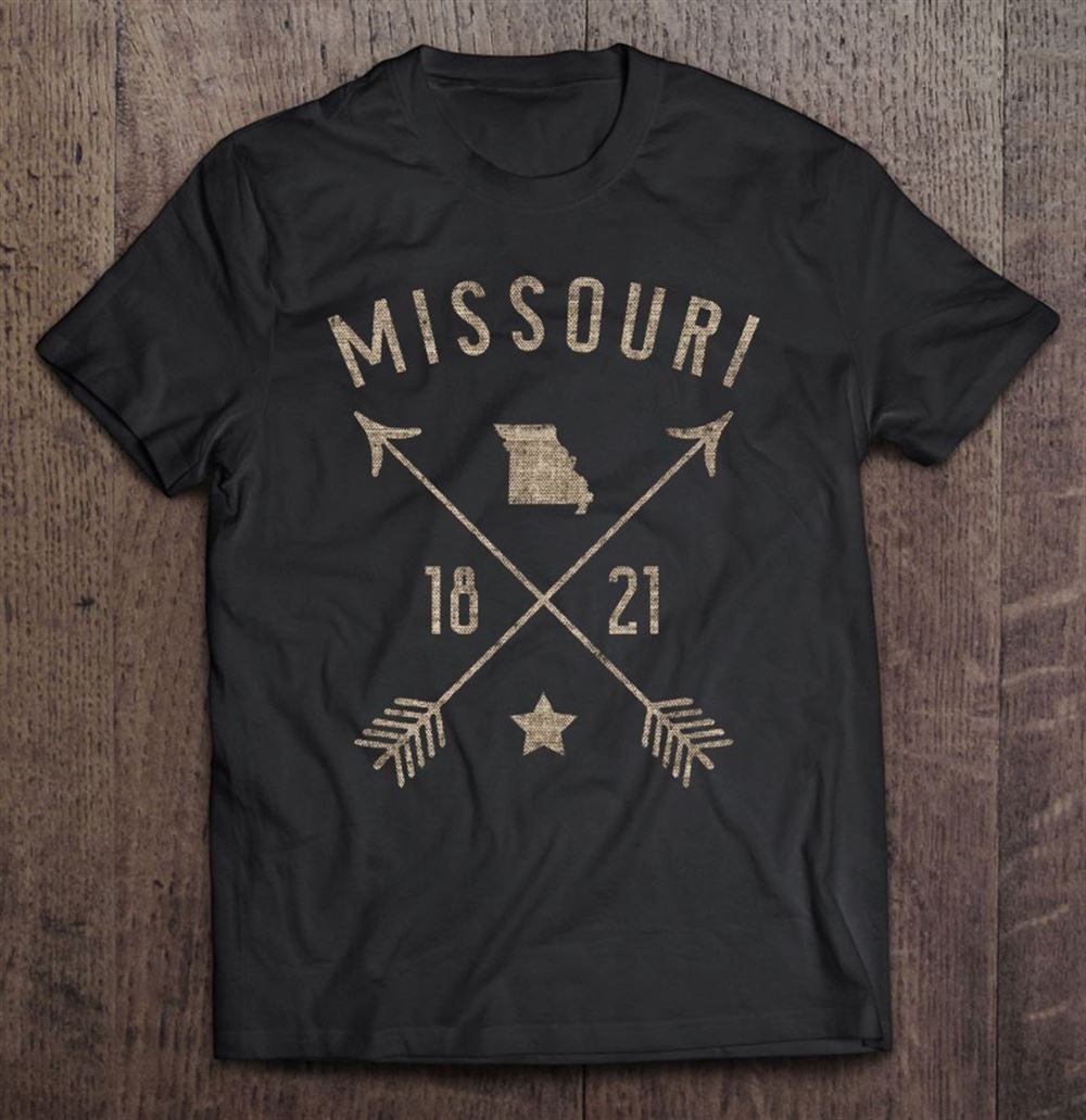 Special Missouri Vintage Home State Outline Arrows 