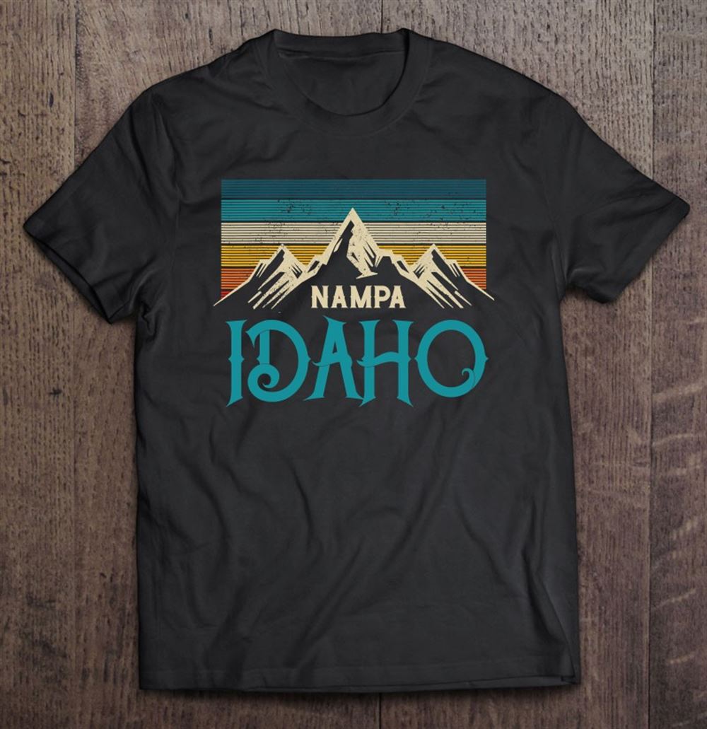 Best Nampa Idaho Vintage Mountains Souvenir Gift 