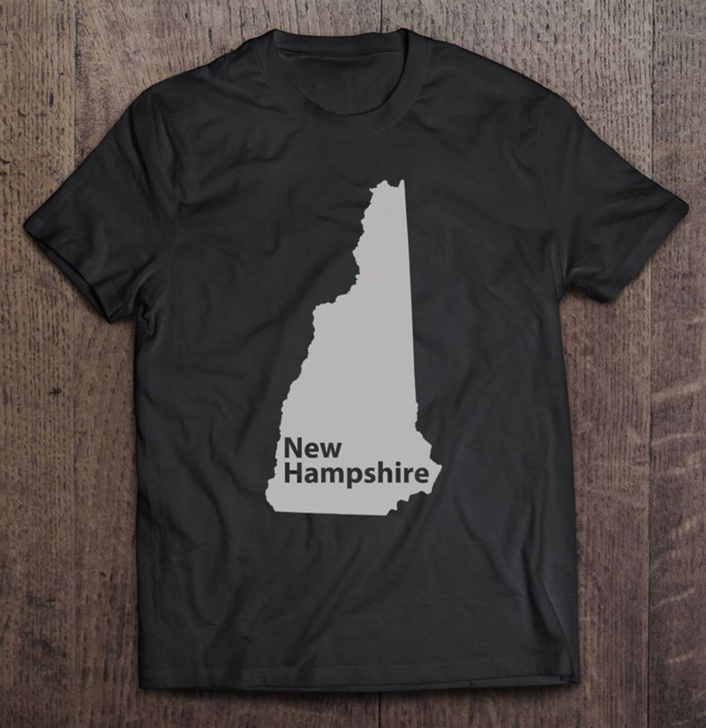 High Quality New Hampshire Map Outline State Home Pride Gift 